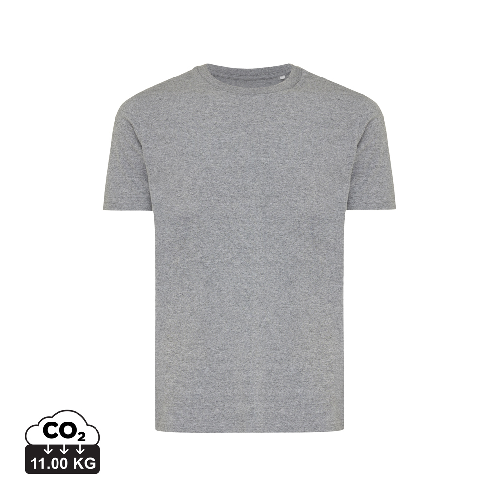 T-shirt personnalisable 180g unisexe Brett Iqoniq light heather anthracite